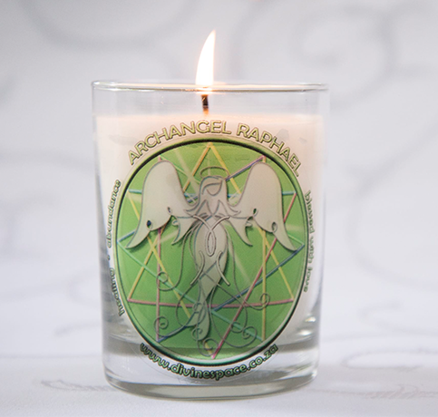 Archangel Raphael - candle
