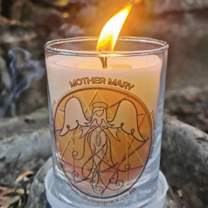 Angel candle - Mother Mary
