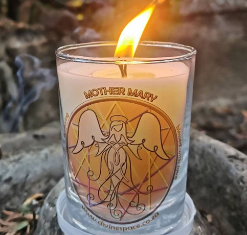 Angel candle - Mother Mary